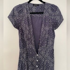 Madewell Purple Mini Dress